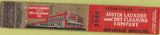 Matchbook Cover - Austin Laundry Dry Cleaning TX WEAR 10 Strike
