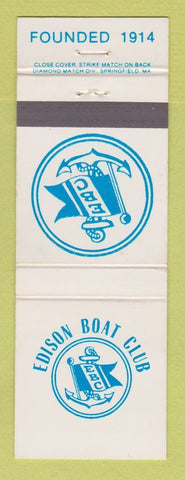 Matchbook Cover - Edison Boat Club Canada