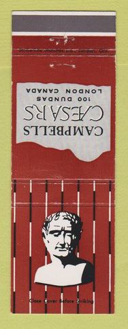 Matchbook Cover - Campbells Caesars London ON