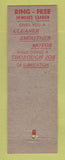 Matchbook Cover - Macmillan Ring Free Oil Louisville KY