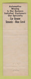 Matchbook Cover - Minit Car Wash Oak Park IL