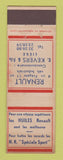 Matchbook Cover - Renault Cars Belgium