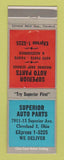 Matchbook Cover - Superior Auto Parts Cleveland OH