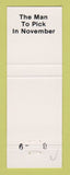 Matchbook Cover - Ron Gilbride Public Defender Election