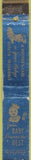 Matchbook Cover - Baby health diaper service Pittsburgh PA 10 Strike