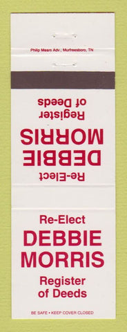 Matchbook Cover - Debbie Morris Register of Deeds