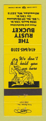 Matchbook Cover - Rusty Bucket Milwaukee WI girlie
