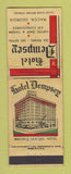 Matchbook Cover - Hotel Dempsey Macon GA WEAR