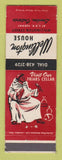 Matchbook Cover - Wellington House London ON Friars Cellar WEAR CREASE