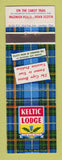 Matchbook Cover - Keltic Lodge Ingonish Beach NS