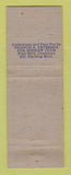 Matchbook Cover - Francis Peterson for Sheriff Milwaukee County WI