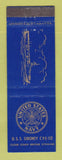 Matchbook Cover - USS Siboney CVE 112 Navy #1