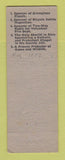 Matchbook Cover - Harry Grossglaus Sheriff Election Stark County