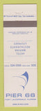 Matchbook Cover - Pier 66 Fort Lauderdale FL hotel marina