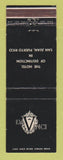 Matchbook Cover - Da Vinci Hotel San Juan Puerto Rico WEAR
