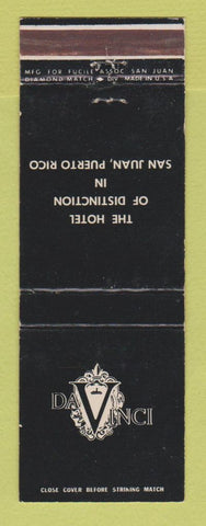 Matchbook Cover - Da Vinci Hotel San Juan Puerto Rico WEAR