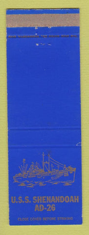 Matchbook Cover - USS Shenandoah AD 26 Navy
