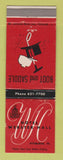 Matchbook Cover - Hotel Webster Hall Pittsburgh PA
