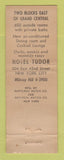 Matchbook Cover - Hotel Tudor New York City WEAR