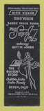 Matchbook Cover - Boston Store Clothes girlie Berea OH