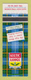 Matchbook Cover - Keltic Lodge Ingonish Beach NS