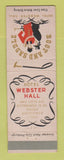 Matchbook Cover - Hotel Webster Hall Pittsburgh PA Boot and Saddle