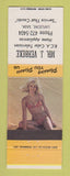 Matchbook Cover - Verbeke RCA TV Lafleche SK pinup