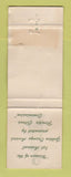 Matchbook Cover - Highlander Restaurant Lake Wales FL WEAR