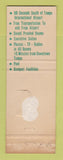 Matchbook Cover - Tampa Airport Motel FL WEAR