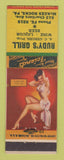 Matchbook Cover - Rudy's Grill McKees Rocks PA pinup girlie back