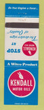 Matchbook Cover - Kendall oil