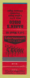 Matchbook Cover - Darek's Disco Harlingen TX girlie