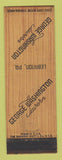 Matchbook Cover - George Washington Tavern Lebanon PA