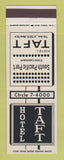 Matchbook Cover - Hotel Taft New York City