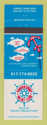 Matchbook Cover - Danversport Yacht Club Danvers MA