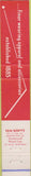 Matchbook Cover - Newmark's clothes 10 Strike