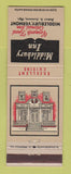 Matchbook Cover - Middlebury Inn VT
