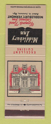 Matchbook Cover - Middlebury Inn VT