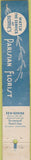 Matchbook Cover - Parisian Florist Hollywood CA 10 Strike