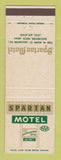 Matchbook Cover - Spartan Motel Rochester MI