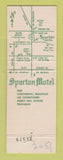 Matchbook Cover - Spartan Motel Rochester MI