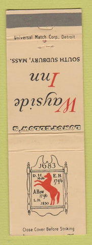 Matchbook Cover - Wayside Inn South Sudbury MA