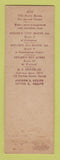 Matchbook Cover - Seiler's Restaurant Wellesley MA