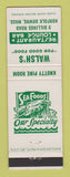 Matchbook Cover - Walsh's Restaurant Norfolk Downs MA