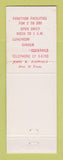 Matchbook Cover - The Ship Lynnfield MA