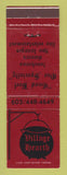 Matchbook Cover - Village Hearth Lebanon NH WEAR