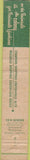Matchbook Cover - Colony Town Country Palo Alton San Mateo CA 10 Strike