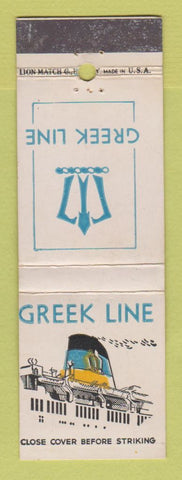 Matchbook Cover - Greek Line Cruise? Shipping? WEAR