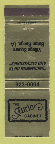 Matchbook Cover - The Curio Cabinet Baton Rouge LA gifts