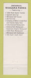 Matchbook Cover - Niagara Parks Commission Ontario ON WEAR